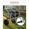 image:imageVEVOR Hose Reel Cart Hold Up to 175 ft of 58 Hose Hose Not Included Garden Water Hose Carts Mobile Tools with Wheels Heavy Duty PowderCoated Steel Outdoor Planting for Garden Yard Lawn200 ft