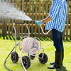 image:imageVEVOR Hose Reel Cart Hold Up to 175 ft of 58 Hose Hose Not Included Garden Water Hose Carts Mobile Tools with Wheels Heavy Duty PowderCoated Steel Outdoor Planting for Garden Yard Lawn250 ft