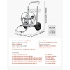 image:imageVEVOR Hose Reel Cart Hold Up to 175 ft of 58 Hose Hose Not Included Garden Water Hose Carts Mobile Tools with Wheels Heavy Duty PowderCoated Steel Outdoor Planting for Garden Yard Lawn2 in 1  200 ft