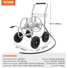 image:imageVEVOR Hose Reel Cart Hold Up to 175 ft of 58 Hose Hose Not Included Garden Water Hose Carts Mobile Tools with Wheels Heavy Duty PowderCoated Steel Outdoor Planting for Garden Yard Lawn250 ft