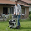image:imageVEVOR Hose Reel Cart Hold Up to 175 ft of 58 Hose Hose Not Included Garden Water Hose Carts Mobile Tools with Wheels Heavy Duty PowderCoated Steel Outdoor Planting for Garden Yard Lawn2 in 1  200 ft