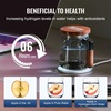 image:imageVEVOR Hydrogen Water Pitcher 400 ml Hydrogen Water Cup Portable Hydrogen Generator SPE Technology Hydrogen Water Generator with Wireless Charging Base Hydrogen Rich Water Bottle Glass Health Cup