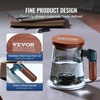 image:imageVEVOR Hydrogen Water Pitcher 400 ml Hydrogen Water Cup Portable Hydrogen Generator SPE Technology Hydrogen Water Generator with Wireless Charging Base Hydrogen Rich Water Bottle Glass Health Cup