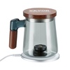 image:imageVEVOR Hydrogen Water Pitcher 400 ml Hydrogen Water Cup Portable Hydrogen Generator SPE Technology Hydrogen Water Generator with Wireless Charging Base Hydrogen Rich Water Bottle Glass Health Cup