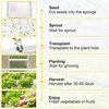 image:imageVEVOR Hydroponics Growing System Kit 3Tier 90 Sites UPVC Pipe Hydroponic Grow Kit with Timed Irrigation Sun amp Light Blocking Pipes Indoor Home Garden Vegetable Planting Grow Kits for Fruit HerbWhite
