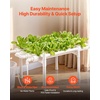 image:imageVEVOR Hydroponics Growing System Kit 3Tier 90 Sites UPVC Pipe Hydroponic Grow Kit with Timed Irrigation Sun amp Light Blocking Pipes Indoor Home Garden Vegetable Planting Grow Kits for Fruit HerbBlack  White  Premium Version