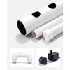 image:imageVEVOR Hydroponics Growing System Kit 3Tier 90 Sites UPVC Pipe Hydroponic Grow Kit with Timed Irrigation Sun amp Light Blocking Pipes Indoor Home Garden Vegetable Planting Grow Kits for Fruit HerbBlack  White  Premium Version