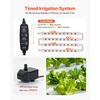 image:imageVEVOR Hydroponics Growing System Kit 3Tier 90 Sites UPVC Pipe Hydroponic Grow Kit with Timed Irrigation Sun amp Light Blocking Pipes Indoor Home Garden Vegetable Planting Grow Kits for Fruit HerbWhite  Standard Version