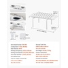 image:imageVEVOR Hydroponics Growing System Kit 3Tier 90 Sites UPVC Pipe Hydroponic Grow Kit with Timed Irrigation Sun amp Light Blocking Pipes Indoor Home Garden Vegetable Planting Grow Kits for Fruit HerbBlack  White  Premium Version