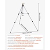 image:imageVEVOR Impact Sprinkler on Tripod Base Heavy Duty Tripod Sprinklers with Brass Head amp 34 Connector 360 Degree Large Area Coverage Irrigation Sprinkler Adjustable Heights for Yard Green1PC