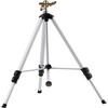 image:imageVEVOR Impact Sprinkler on Tripod Base Heavy Duty Tripod Sprinklers with Brass Head amp 34 Connector 360 Degree Large Area Coverage Irrigation Sprinkler Adjustable Heights for Yard Green1PC