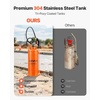 image:imageVEVOR Industrial Concrete Sprayer with Wheeled Cart 35 Gallon Stainless Steel Sprayer Heavy Duty TriPoxy Pump Sprayers 205Wand 48 amp 120Hoses 2 Brass Nozzles for Construction Lawn amp Garden35 Gal Basic