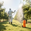image:imageVEVOR Industrial Concrete Sprayer with Wheeled Cart 35 Gallon Stainless Steel Sprayer Heavy Duty TriPoxy Pump Sprayers 205Wand 48 amp 120Hoses 2 Brass Nozzles for Construction Lawn amp Garden35 Gal with Cart