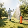 image:imageVEVOR Industrial Concrete Sprayer with Wheeled Cart 35 Gallon Stainless Steel Sprayer Heavy Duty TriPoxy Pump Sprayers 205Wand 48 amp 120Hoses 2 Brass Nozzles for Construction Lawn amp Garden45 Gal with Cart