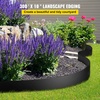image:imageVEVOR Landscape Edging 10 inch Depth 40 ft Total Length Recycled HDPE Coiled Terrace Board Flexible Bender Border for Landscaping Lawn Garden Yard Against Invading Weeds Black300 FT