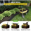 image:imageVEVOR Landscape Edging 10 inch Depth 40 ft Total Length Recycled HDPE Coiled Terrace Board Flexible Bender Border for Landscaping Lawn Garden Yard Against Invading Weeds Black300 FT