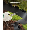 image:imageVEVOR Landscape Edging 100 ft x 15 in Plastic Garden Border Edging with 120 Spikes No Dig Flexible Lawn Edgings Roll UVResistant Mini Fence Borders Pathway Edgings for Flower Beds Yard Paver66ft4inLshaped