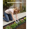 image:imageVEVOR Landscape Edging 100 ft x 15 in Plastic Garden Border Edging with 120 Spikes No Dig Flexible Lawn Edgings Roll UVResistant Mini Fence Borders Pathway Edgings for Flower Beds Yard Paver20ft2inLshaped