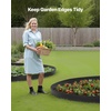 image:imageVEVOR Landscape Edging 100 ft x 15 in Plastic Garden Border Edging with 120 Spikes No Dig Flexible Lawn Edgings Roll UVResistant Mini Fence Borders Pathway Edgings for Flower Beds Yard Paver33ft4inLshaped