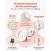 image:imageVEVOR Landscape Lighting 6W Low Voltage LED Landscape Lights IP66 Waterproof Landscape Spotlights Yard Lawn Garden Pathway Outdoor Lights 12V 24V 450LM Warm White 3000K 12 Pack with ConnectorsIndoorLED Recessed Lighting