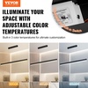 image:imageVEVOR Landscape Lighting 6W Low Voltage LED Landscape Lights IP66 Waterproof Landscape Spotlights Yard Lawn Garden Pathway Outdoor Lights 12V 24V 450LM Warm White 3000K 12 Pack with ConnectorsIndoorDimmable Linear Pendant Light
