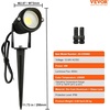 image:imageVEVOR Landscape Lighting 6W Low Voltage LED Landscape Lights IP66 Waterproof Landscape Spotlights Yard Lawn Garden Pathway Outdoor Lights 12V 24V 450LM Warm White 3000K 12 Pack with ConnectorsOutdoorLandscape Lights