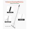 image:imageVEVOR Landscape Rake 36 Head Aluminum Lake Weed Rake with 75 Long Handle for Loosening Soil Lawn Care Weeding Lake Garden Silver60 inch