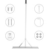 image:imageVEVOR Landscape Rake 36 Head Aluminum Lake Weed Rake with 75 Long Handle for Loosening Soil Lawn Care Weeding Lake Garden Silver75 inch
