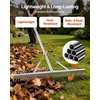 image:imageVEVOR Landscape Rake 36 inch Wide Head 102 inch Handle Large Heavy Duty Aluminum Landscaping Leaf Rake Tool Asphalt Level for Loosening Soil Garden amp Yard Pond Gravel amp Beach Lawn Care 52ft Rope102 inch
