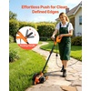 image:imageVEVOR Lawn Edger 88 inch Blade 20V Battery Powered Cordless Edger Lawn Tool with 3Position Blade Depth 4000 mAh Battery and Charger Included for Lawns Driveways Yards and Sidewalk Edges8 inches