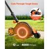 image:imageVEVOR Lawn Edger 88 inch Blade 20V Battery Powered Cordless Edger Lawn Tool with 3Position Blade Depth 4000 mAh Battery and Charger Included for Lawns Driveways Yards and Sidewalk Edges8 inches