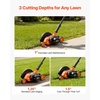 image:imageVEVOR Lawn Edger 88 inch Blade 20V Battery Powered Cordless Edger Lawn Tool with 3Position Blade Depth 4000 mAh Battery and Charger Included for Lawns Driveways Yards and Sidewalk Edges8 inches