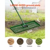 image:imageVEVOR Lawn Leveling Rake 30 in x 10 in Level Lawn Tool HeavyDuty Lawn Leveler with 78 in Steel Extended Handle Rake Suit CPPZP1030000Q4VM8V0