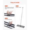 image:imageVEVOR Lawn Leveling Rake 36x10 Level Lawn Tool HeavyDuty Lawn Leveler with 78 Steel Extended Handle Yard Leveling Rake Suit for Garden Golf Lawn Farm104884in with Roller
