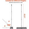 image:imageVEVOR Lawn Leveling Rake 36x10 Level Lawn Tool HeavyDuty Lawn Leveler with 78 Steel Extended Handle Yard Leveling Rake Suit for Garden Golf Lawn Farm103684in with Roller