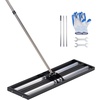 image:imageVEVOR Lawn Leveling Rake 36x10 Level Lawn Tool HeavyDuty Lawn Leveler with 78 Steel Extended Handle Yard Leveling Rake Suit for Garden Golf Lawn Farm104884in with Roller