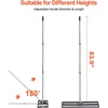 image:imageVEVOR Lawn Leveling Rake 36x10 Level Lawn Tool HeavyDuty Lawn Leveler with 78 Steel Extended Handle Yard Leveling Rake Suit for Garden Golf Lawn Farm104884in with Roller