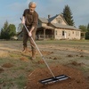 image:imageVEVOR Lawn Leveling Rake 36x10 Level Lawn Tool HeavyDuty Lawn Leveler with 78 Steel Extended Handle Yard Leveling Rake Suit for Garden Golf Lawn Farm103684in with Roller