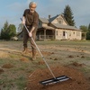 image:imageVEVOR Lawn Leveling Rake 36x10 Level Lawn Tool HeavyDuty Lawn Leveler with 78 Steel Extended Handle Yard Leveling Rake Suit for Garden Golf Lawn Farm104884in with Roller