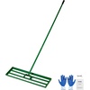 image:imageVEVOR Lawn Leveling Rake 36x10 Level Lawn Tool HeavyDuty Lawn Leveler with 78 Steel Extended Handle Yard Leveling Rake Suit for Garden Golf Lawn Farm36x10