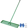 image:imageVEVOR Lawn Leveling Rake 36x10 Level Lawn Tool HeavyDuty Lawn Leveler with 78 Steel Extended Handle Yard Leveling Rake Suit for Garden Golf Lawn Farm48x10