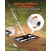 image:imageVEVOR Lawn Leveling Rake Lawn Leveler with 839 in Handle 36x10 in Ground Plate RustResistant Carbon Steel Soil Leveler 3 Heights Adjustable Effort Saving Lawn Leveling Tool for Yard Golf Court17x10