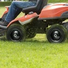 image:imageVEVOR Lawn Mower Tires with Rim 15x6006 Tubeless Lawn Tractor Tires 2Pack Tire and Wheel Assembly STurf Pneumatic Tires 3 Offset Hub 34 Bushing Size 16 PCS for Riding Mower Lawn TractorFlat Free with Rim