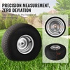 image:imageVEVOR Lawn Mower Tires with Rim 15x6006 Tubeless Lawn Tractor Tires 2Pack Tire and Wheel Assembly STurf Pneumatic Tires 3 Offset Hub 34 Bushing Size 16 PCS for Riding Mower Lawn TractorTubeless with Rim