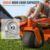 image:imageVEVOR Lawn Mower Tires with Rim 15x6006 Tubeless Lawn Tractor Tires 2Pack Tire and Wheel Assembly STurf Pneumatic Tires 3 Offset Hub 34 Bushing Size 16 PCS for Riding Mower Lawn TractorTube with Rim Centered Hub
