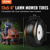 image:imageVEVOR Lawn Mower Tires with Rim 15x6006 Tubeless Lawn Tractor Tires 2Pack Tire and Wheel Assembly STurf Pneumatic Tires 3 Offset Hub 34 Bushing Size 16 PCS for Riding Mower Lawn TractorTubeless with Rim