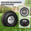 image:imageVEVOR Lawn Mower Tires with Rim 15x6006 Tubeless Lawn Tractor Tires 2Pack Tire and Wheel Assembly STurf Pneumatic Tires 3 Offset Hub 34 Bushing Size 16 PCS for Riding Mower Lawn TractorTube with Rim Centered Hub