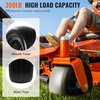 image:imageVEVOR Lawn Mower Tires with Rim 15x6006 Tubeless Lawn Tractor Tires 2Pack Tire and Wheel Assembly STurf Pneumatic Tires 3 Offset Hub 34 Bushing Size 16 PCS for Riding Mower Lawn TractorFlat Free with Rim