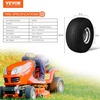 image:imageVEVOR Lawn Mower Tires with Rim 15x6006 Tubeless Lawn Tractor Tires 2Pack Tire and Wheel Assembly STurf Pneumatic Tires 3 Offset Hub 34 Bushing Size 16 PCS for Riding Mower Lawn TractorTubeless with Rim