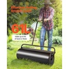 image:imageVEVOR Lawn Roller 13 Gallon Large Capacity SandWater Filled Heavy Duty Steel Material with EasyTurn Plug and UShaped Ergonomic Handle for Convenient Push and Pull for Garden Farm Park Black17gal